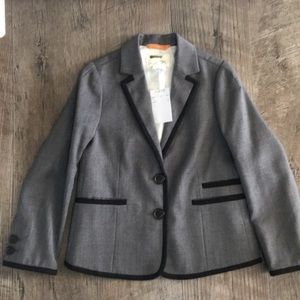 Crewcuts girls schoolboy wool blazer size 4/5 gray